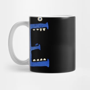 funny Letter E Mug